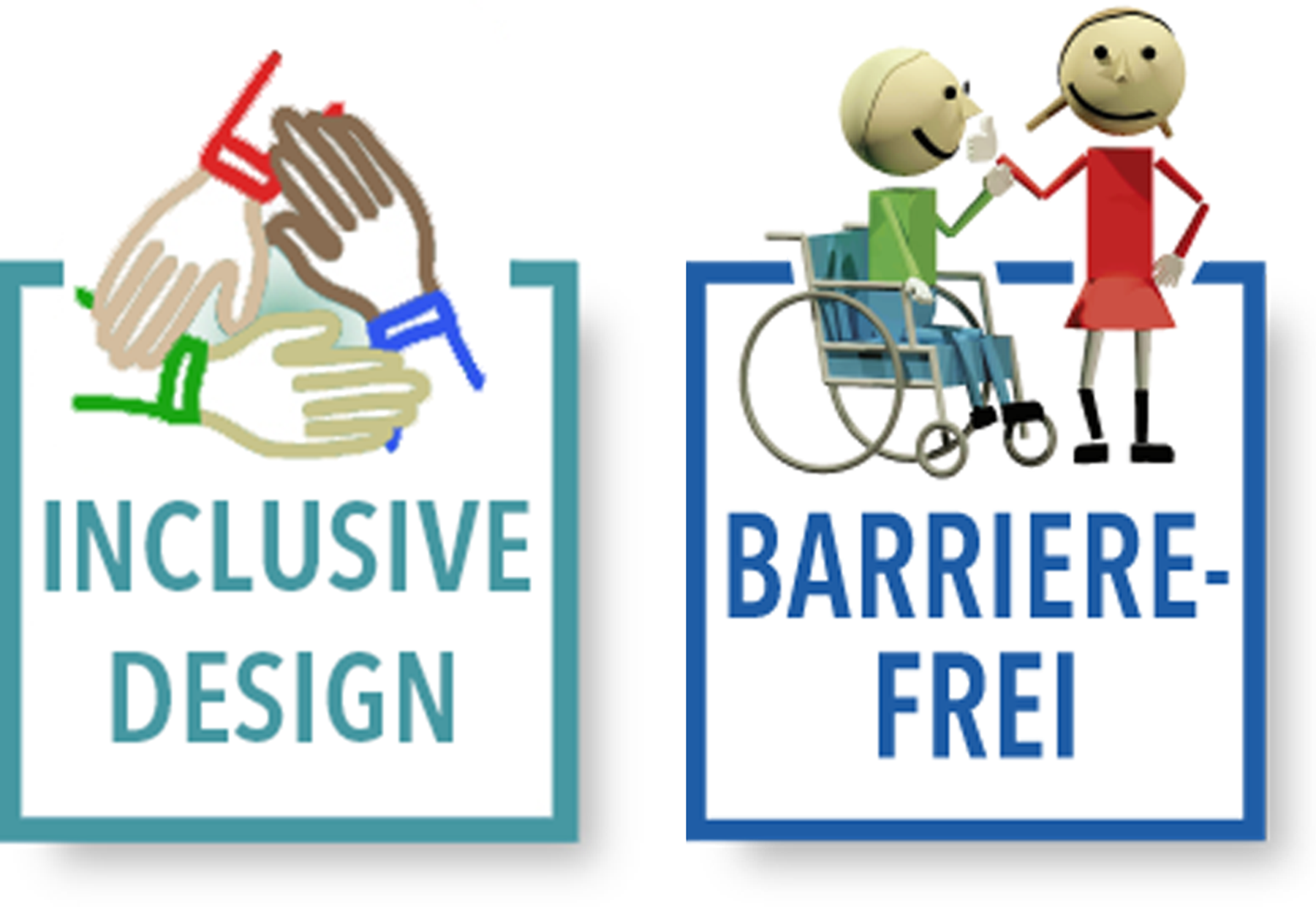 Inclusive Design-Barrierefrei-Icons